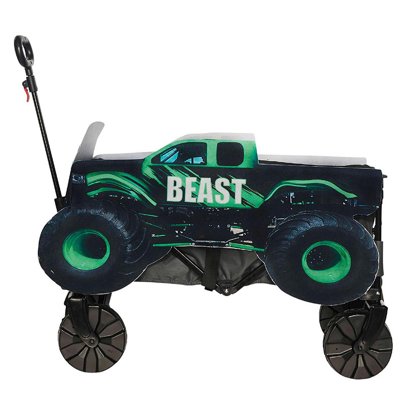 Monster Truck Wagon Cover Halloween Accessory Image