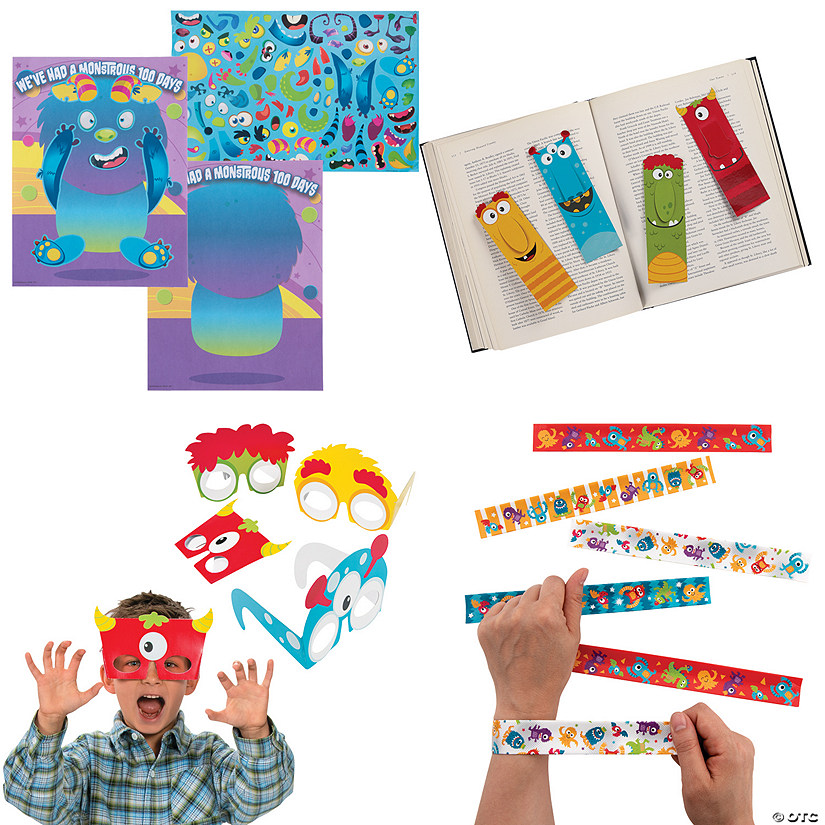 Monstrous 100th Day Handout Kit for 24 Image