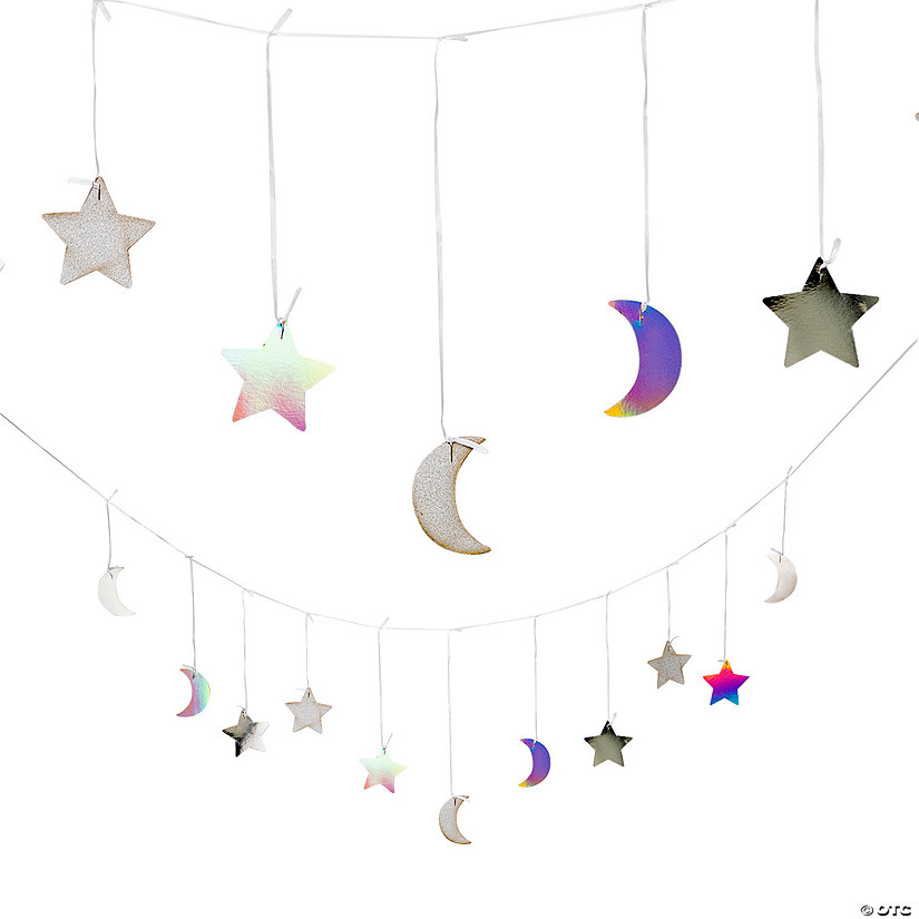 Moon & Stars Hanging Decoration Image