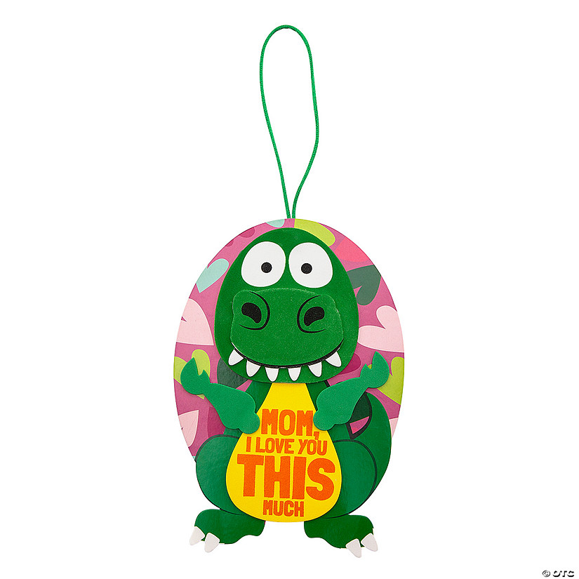 Mother&#8217;s Day Dinosaur Sign Craft Kit - Makes 12 Image