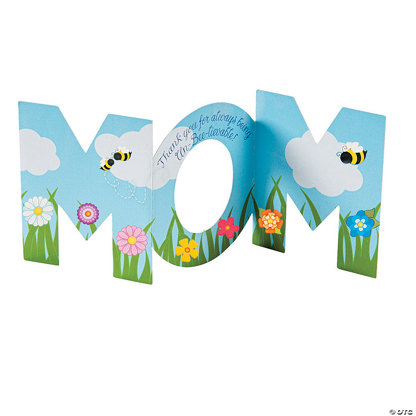 Mother&#8217;s Day Sticker Cards - 12 Pc. Image