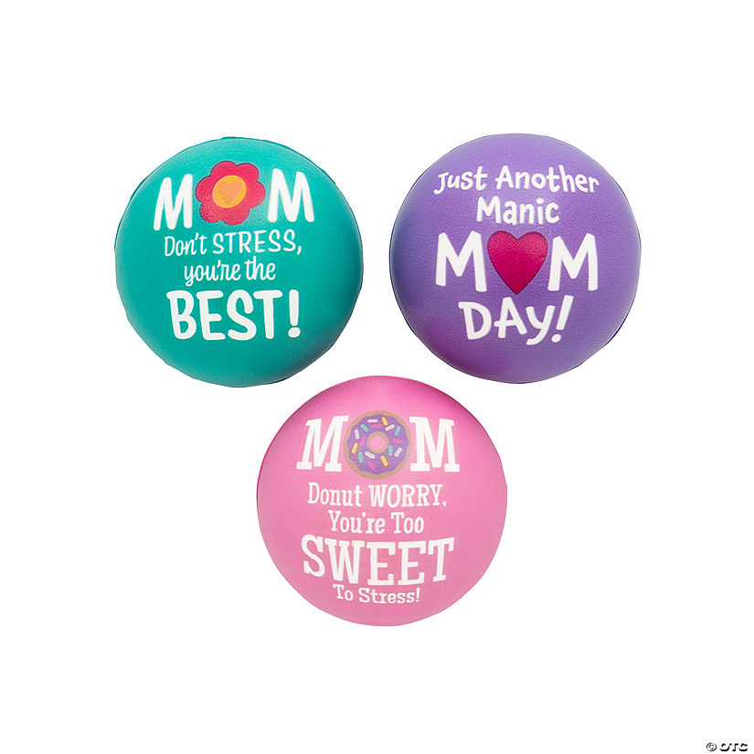Mother&#8217;s Day Stress Balls - 12 Pc. Image