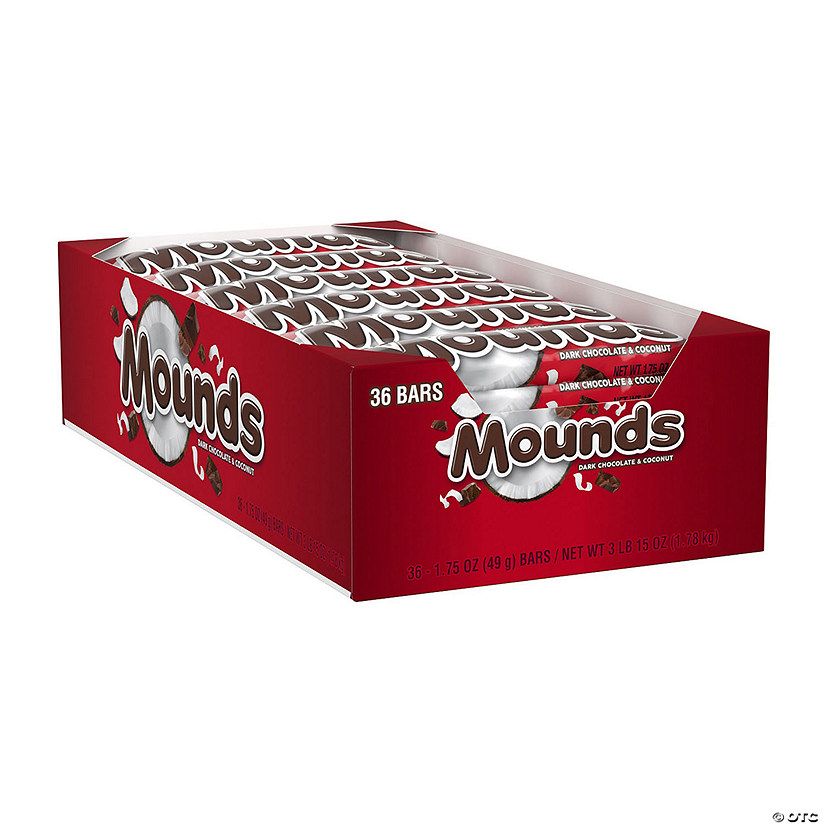 MOUNDS Full Size Candy Bar, 1.75 oz, 36 Count Image