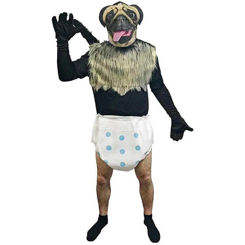 Mountain Dew Puppy Monkey Baby Costume Adult Standard Image