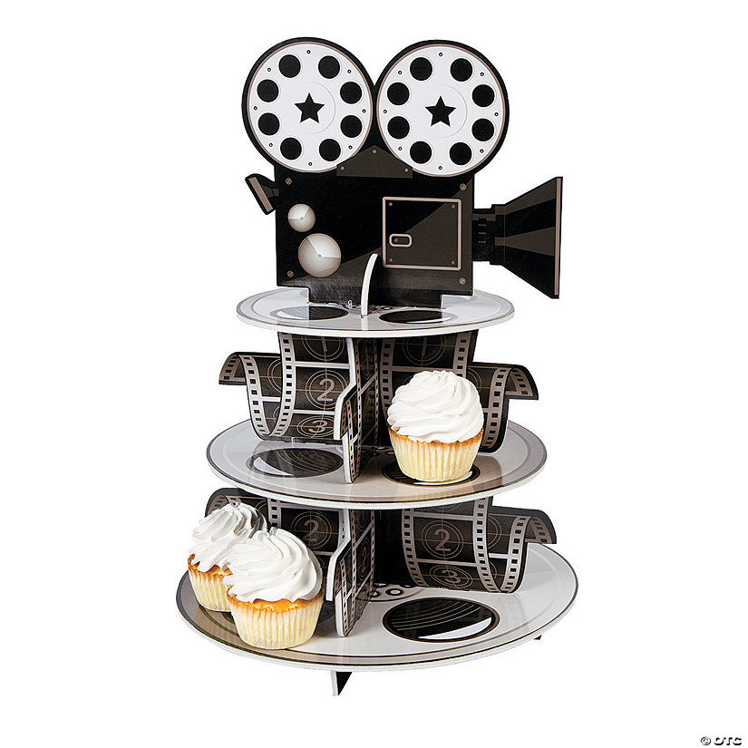 Movie Reel Cupcake Stand Image