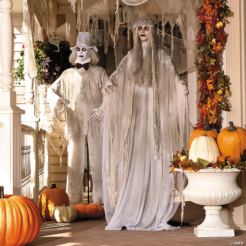 Mr. & Mrs. Rot Standing Halloween Decorations - 2 Pc. Image