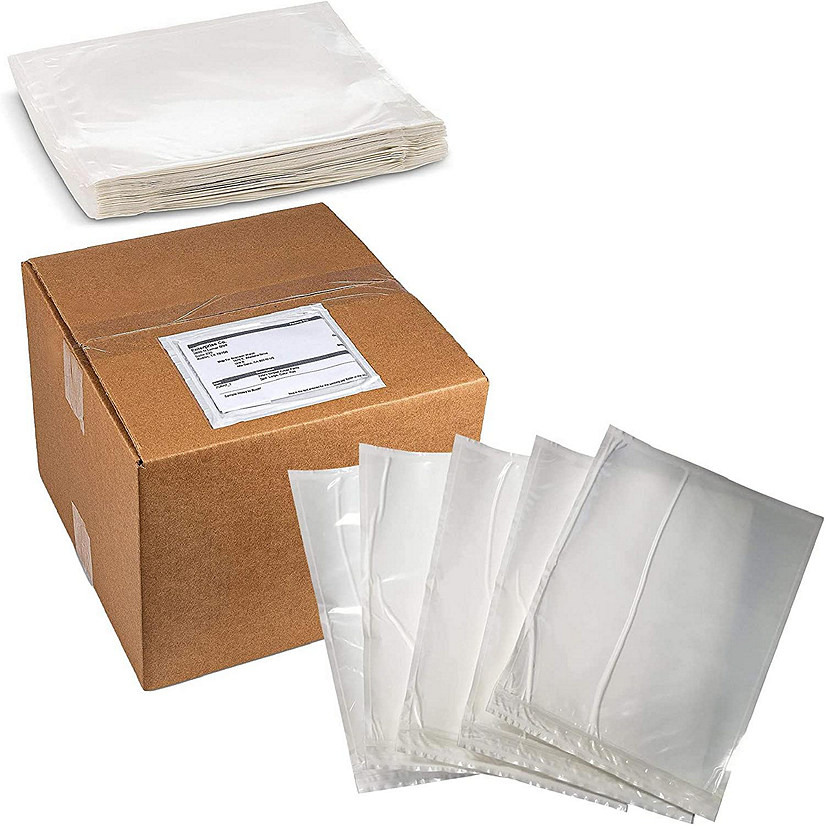 MT Products 4.5" x 5.5" Clear Envelope Pouch / Shipping Label Sleeves -Pack of 100 Image