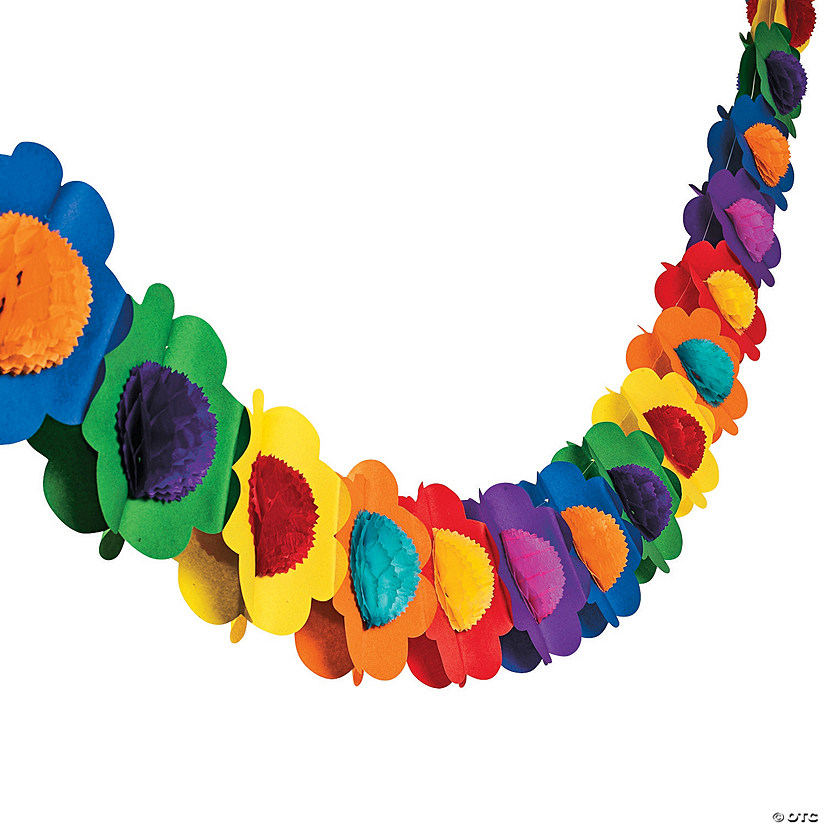 Multicolor Flower Garland Image