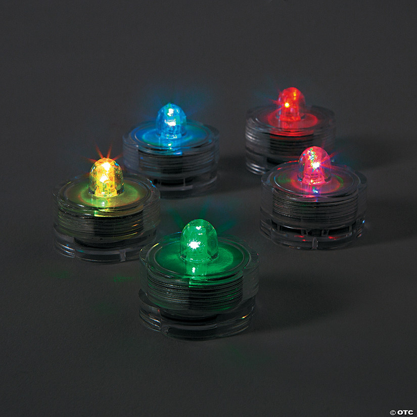 Multicolor Submersible LED Lights - 12 Pc. Image