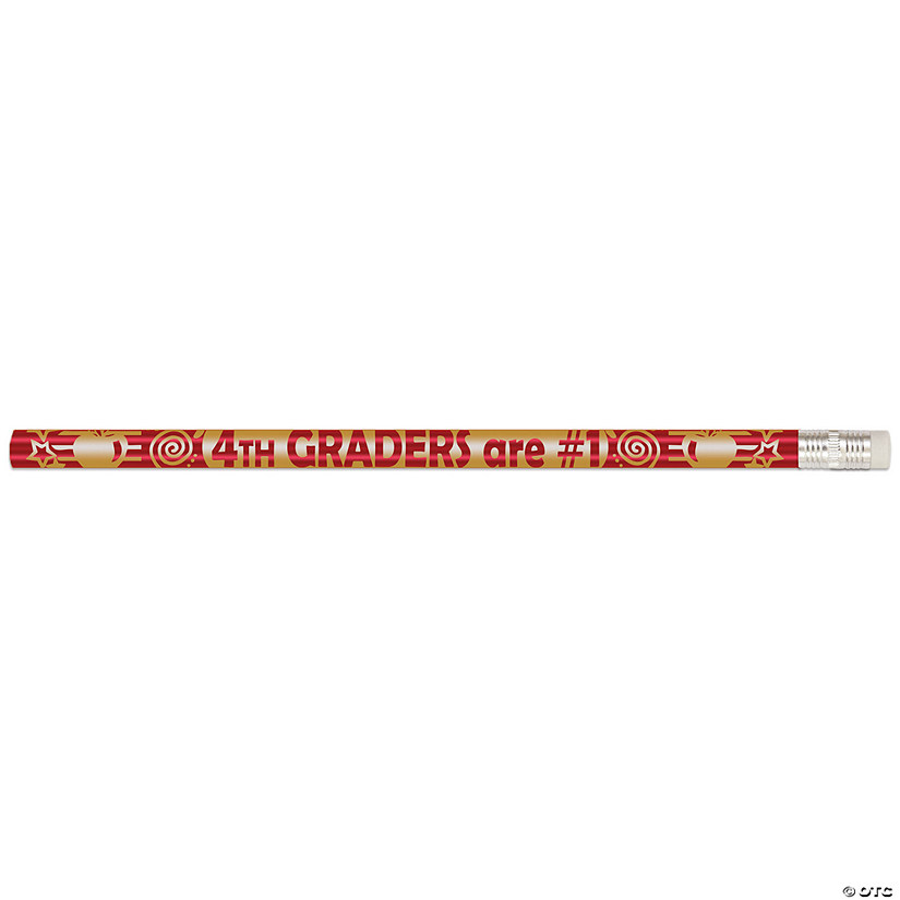 Musgrave Pencil Company 4th Graders Are #1 Pencils, 12 Per Pack, 12 Packs Image