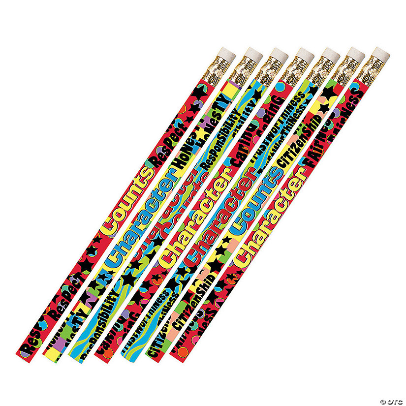 Musgrave Pencil Company Character Matters Pencils, 12 Per Pack, 12 Packs Image
