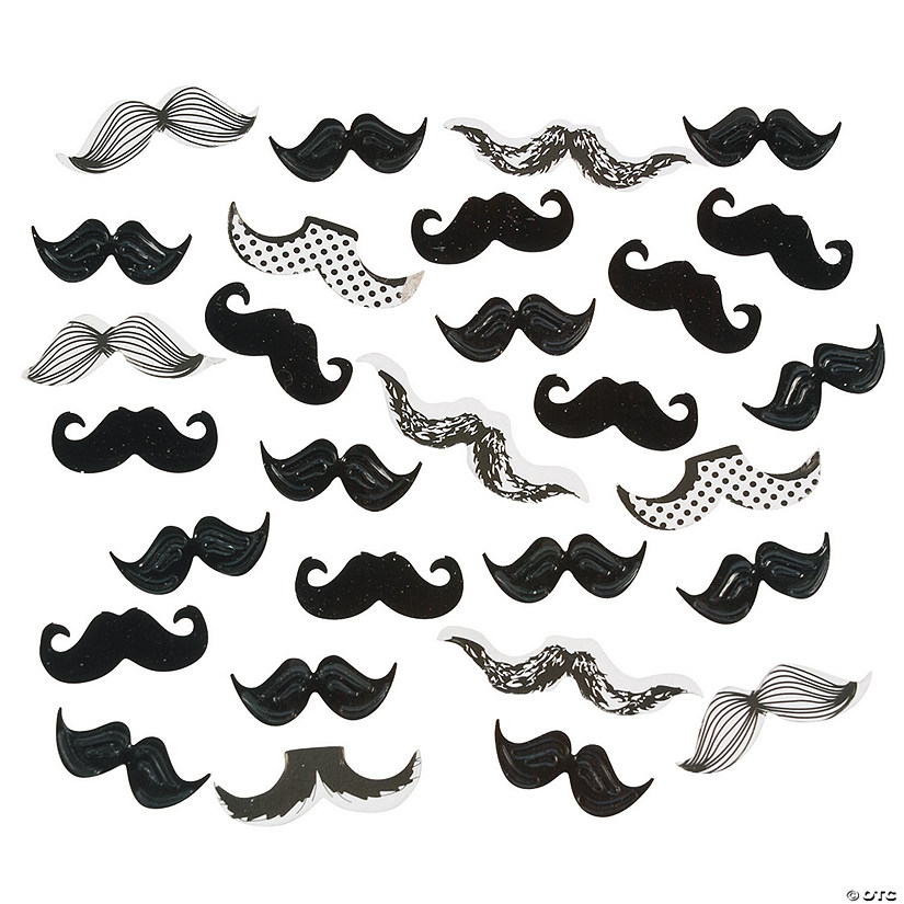 Mustache Confetti Image