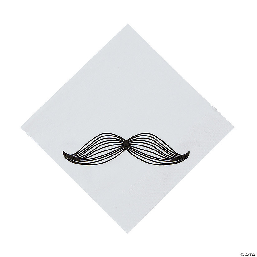 Mustache Party Luncheon Napkins