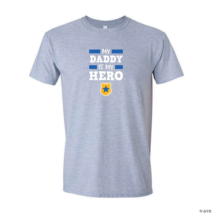 My Daddy Is My Hero Police Youth T-Shirt Image