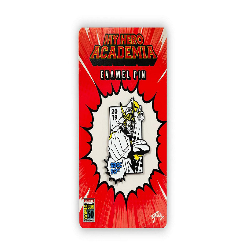My Hero Academia All Might SDCC 2019 Exclusive 2-Inch Enamel Collector Pin Image