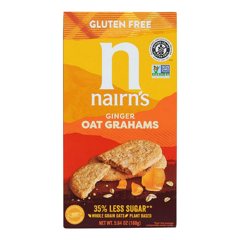 Nairn's - Cookie Gluten Free Ginger Oat Graham - Case of 6-5.64 OZ Image