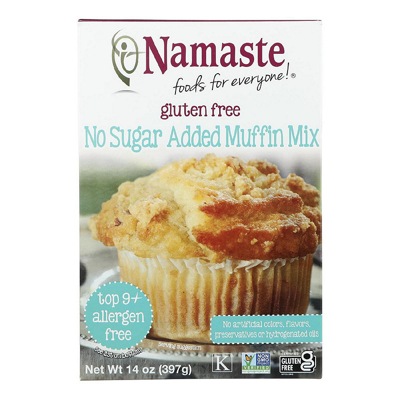 Namaste Foods Gluten Free Sugar Free Muffin - Mix - Case of 6 - 14 oz. Image