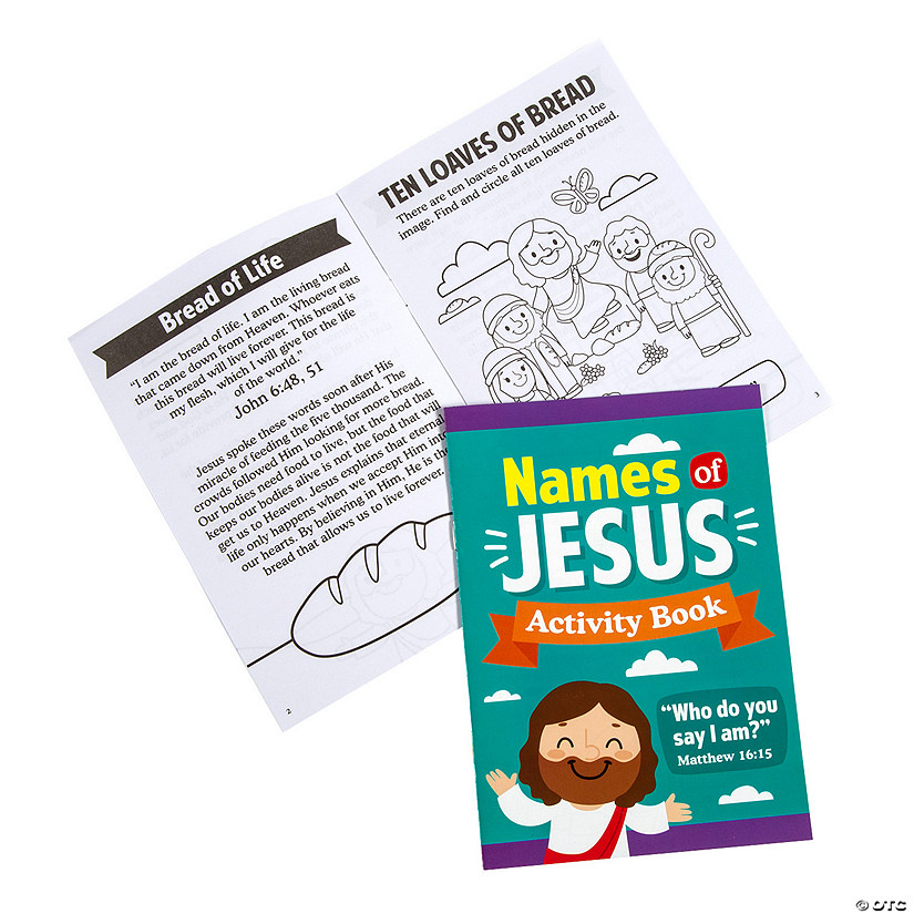 Names of Jesus Activity Books - 12 Pc. Image