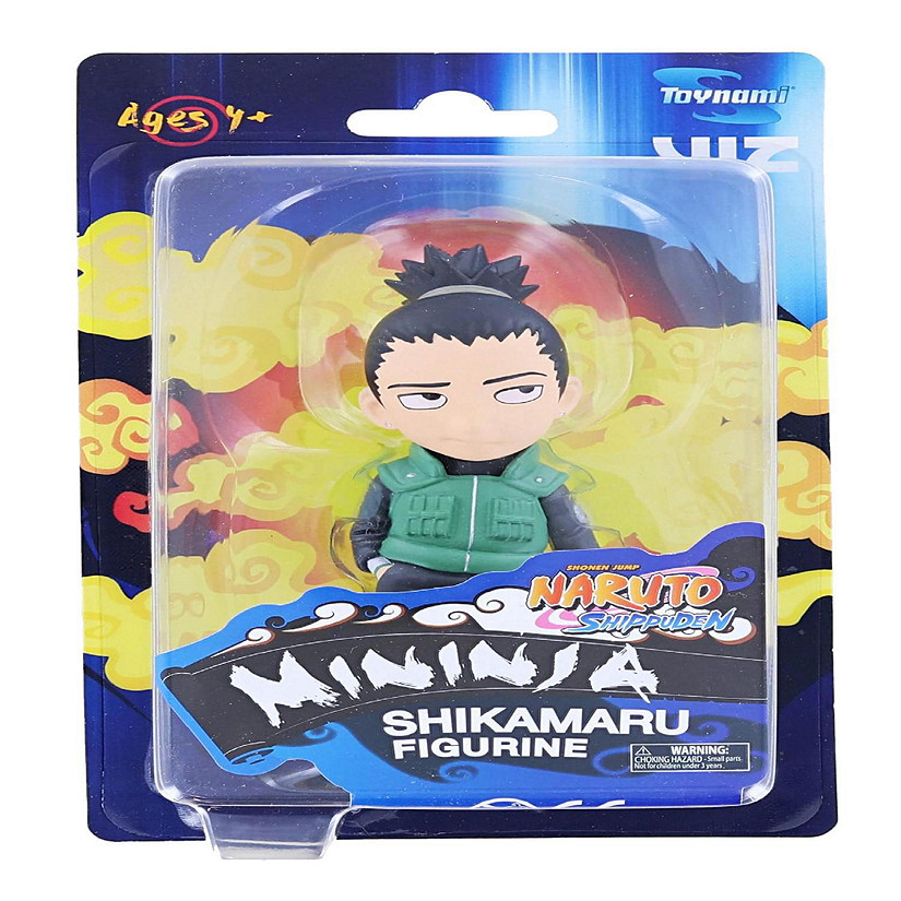 Naruto Shippuden Mininja 4 Inch Figurine Series 2  Shikamaru Image