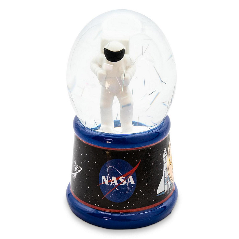 NASA Astronaut Light-Up Mini Snow Globe  2 Inches Tall Image