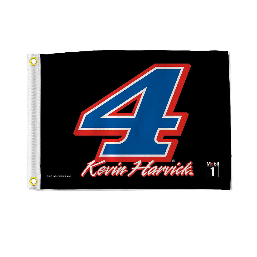 NASCAR Rico Industries Kevin Harvick 12" x 18" Flag - Double Sided - Great for Boat/Golf Cart/Home Image