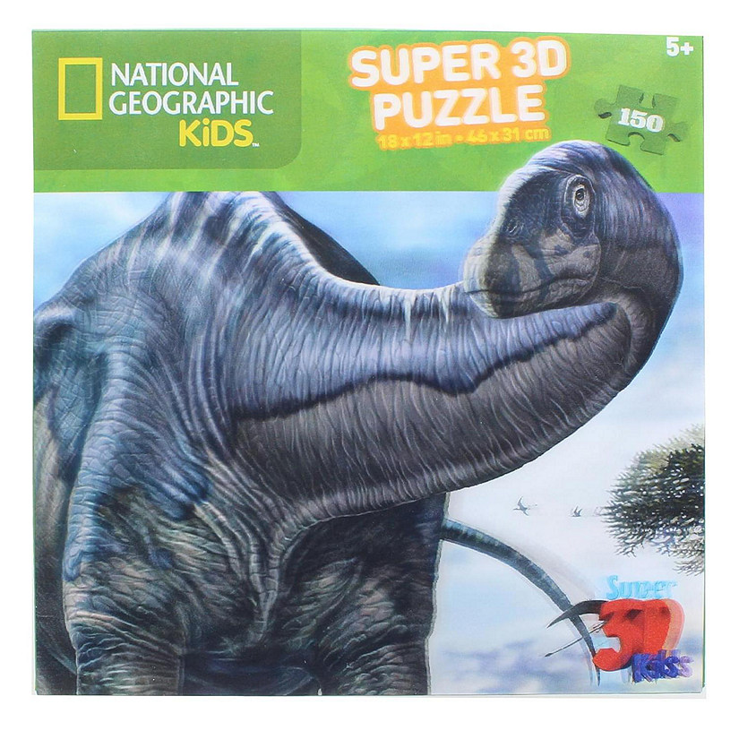 National Geographic Kids Argentinosaurus 150 Piece Super 3D Jigsaw Puzzle Image
