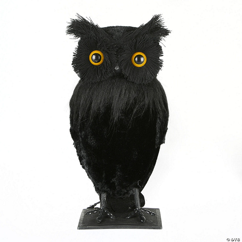 National Tree Company 11 in. Eerie Eyes Owl Image