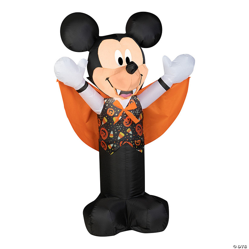 National Tree Company 42 in. Inflatable Mickey Mouse Halloween Vampire Image