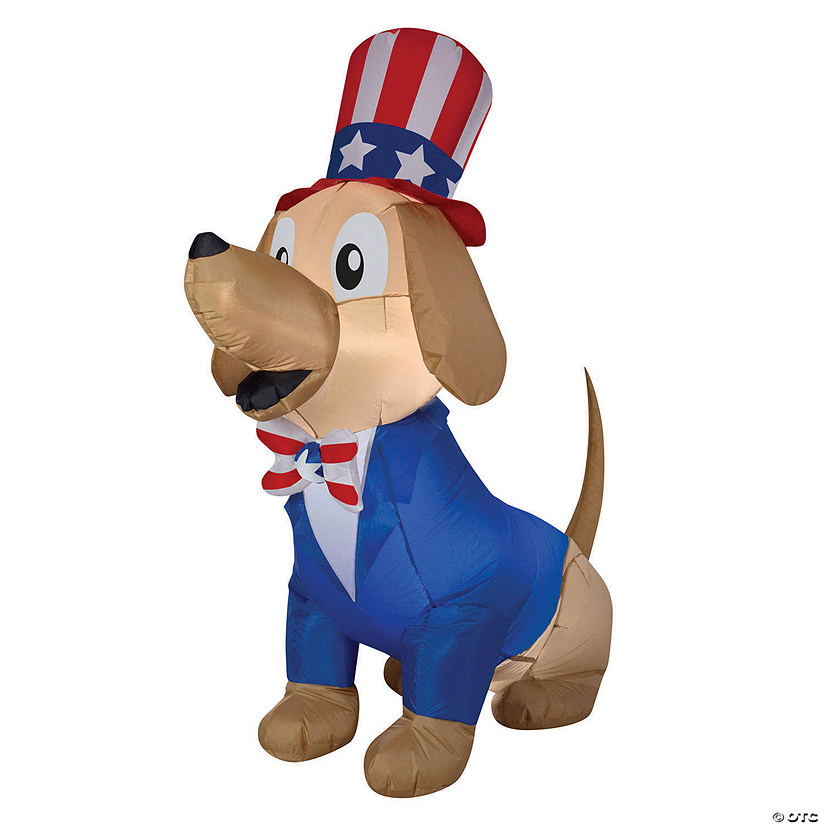 National tree company 60" inflatable patriotic pooch Image