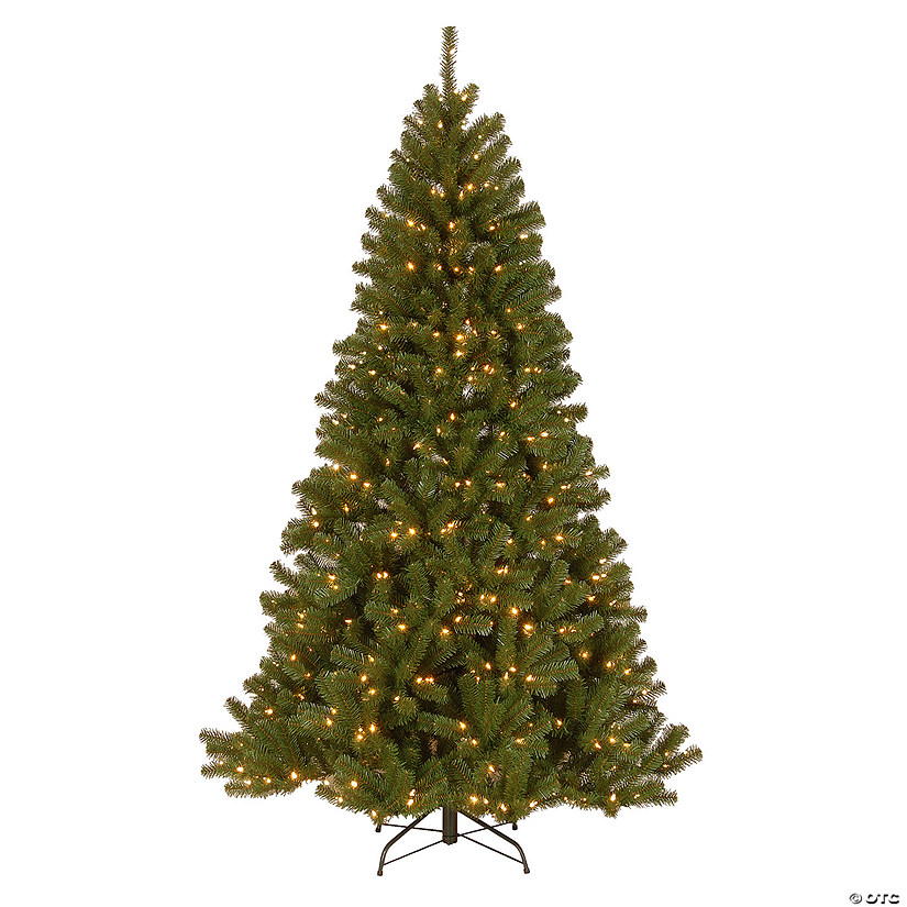 National Tree Company 7.5 ft. North Valley&#174; Spruce Tree with Clear Lights Image