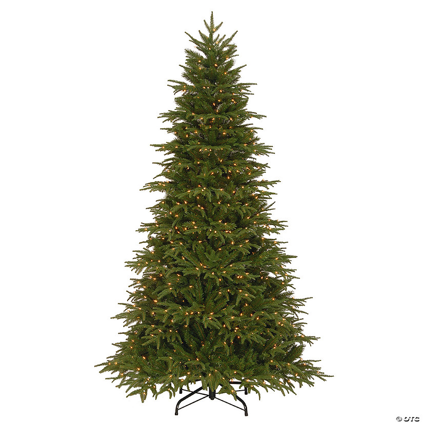 National Tree Company 7.5 ft. Northern Frasier Fir Tree with Clear Lights Image