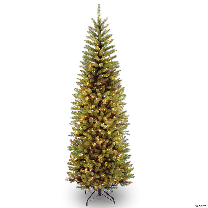 National Tree Company 7 ft. Kingswood&#174; Fir Pencil Tree with Clear Lights Image