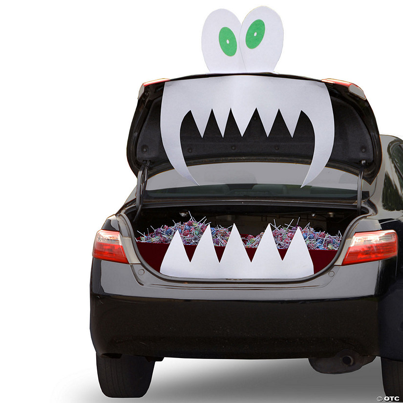 National Tree Company Tricky Trunks Halloween Car Kit, Freaky Fangs Image