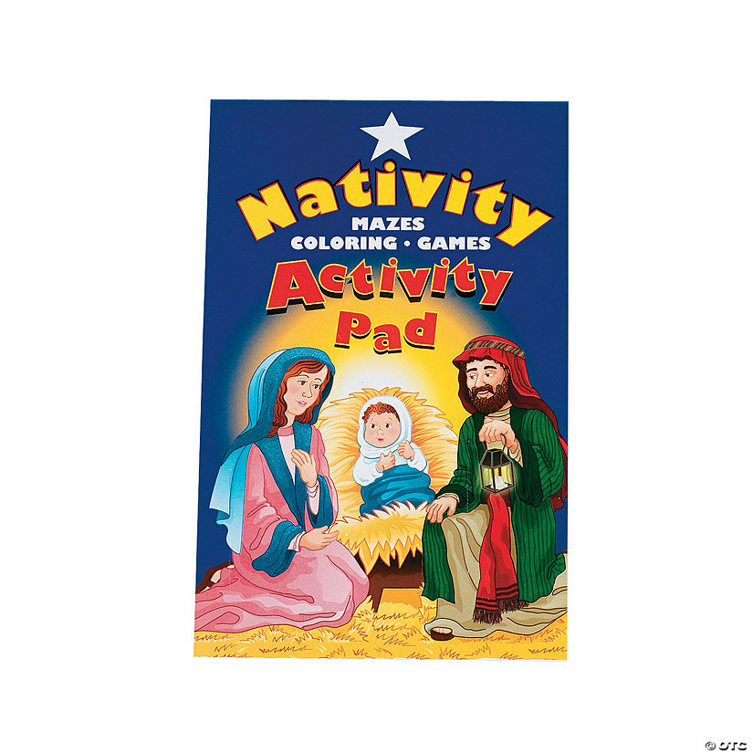 Nativity Activity Pads - 12 Pc. Image