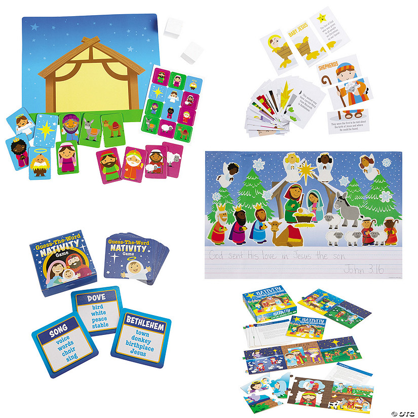Nativity Educational Games Kit - 27 Pc. Image