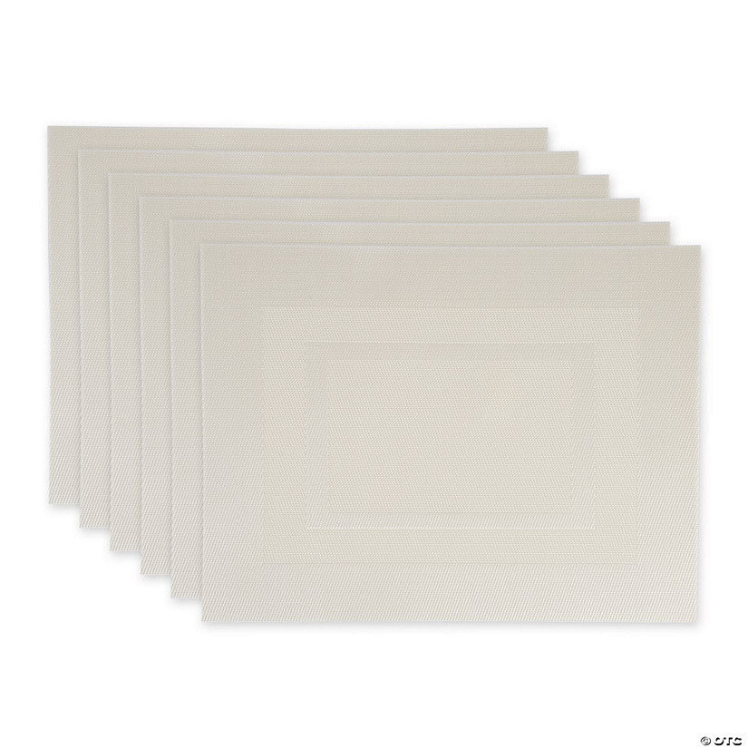 Natural Pvc Doubleframe Placemat (Set Of 6) Image