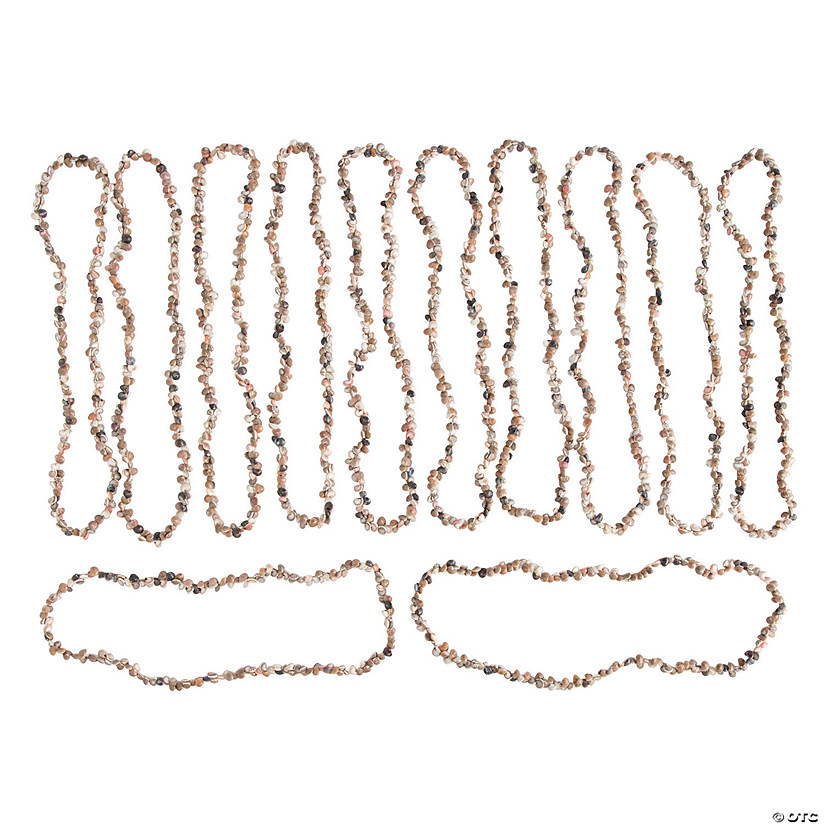 Natural Shell Leis - 12 Pc. Image