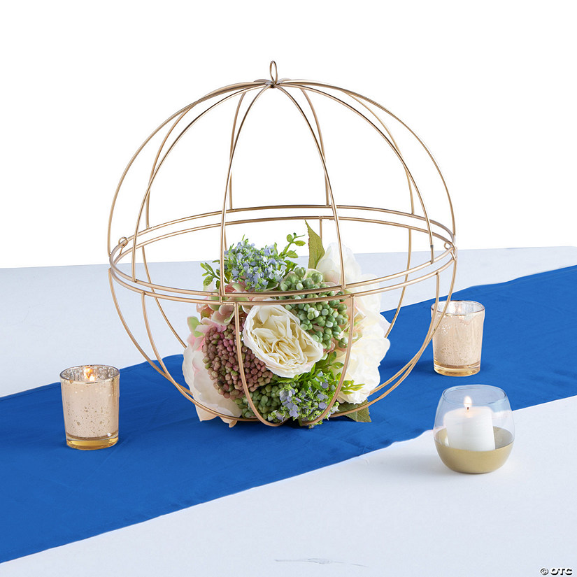 Navy & Gold Accent Centerpiece Kit for 6 Tables Image