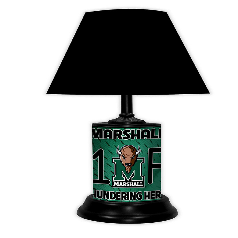 NCAA Desk Lamp Marshall Thundering Herd Image