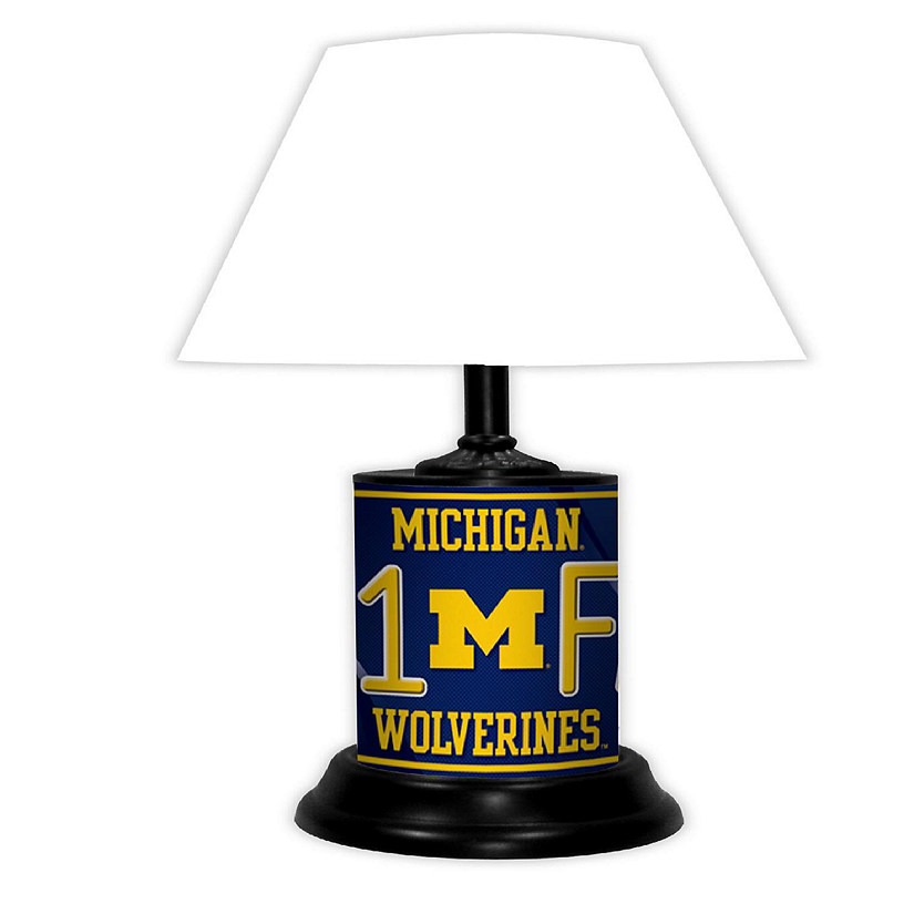 NCAA Desk Lamp Michigan Wolverines Image