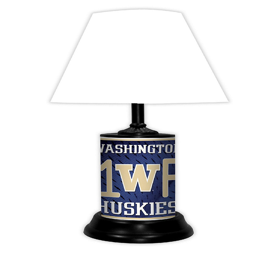 NCAA Desk Lamp Washington Huskies Image