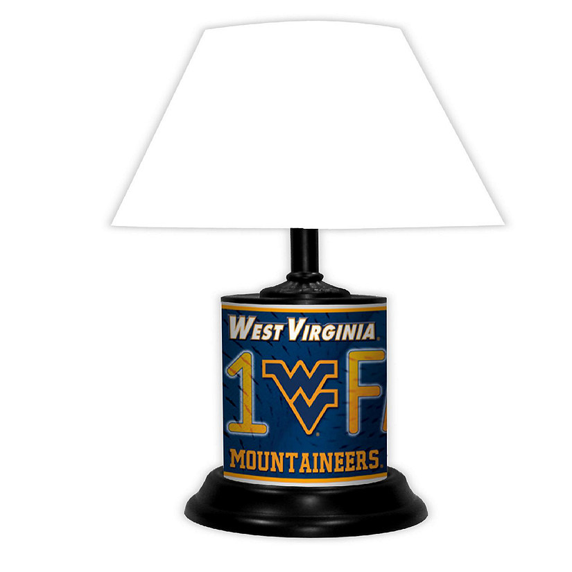 NCAA Desk Lamp West Virginia Mountaineers Image