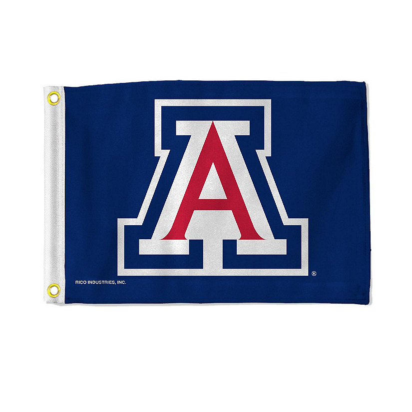 NCAA Rico Industries Arizona Wildcats 12" x 18" Flag - Double Sided - Great for Boat/Golf Cart/Home Image