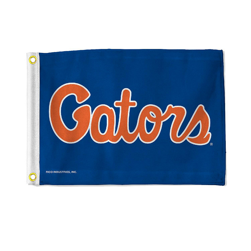 NCAA Rico Industries Florida Gators 12" x 18" Flag - Double Sided - Great for Boat/Golf Cart/Home Image