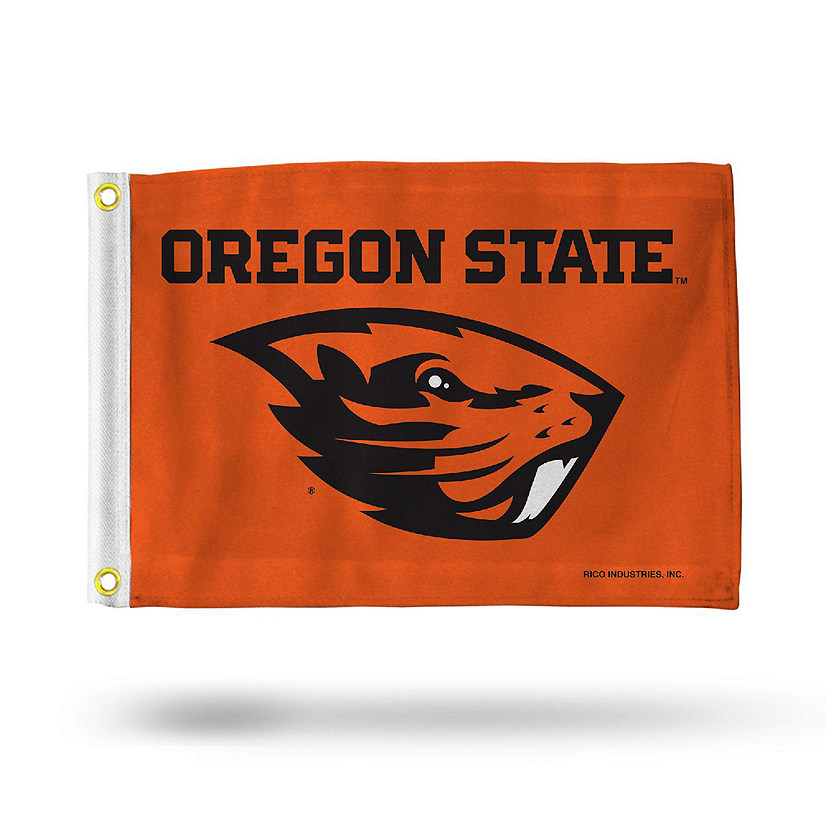 NCAA Rico Industries Oregon State Beavers 12" x 18" Flag - Double Sided - Great for Boat/Golf Cart/Home Image