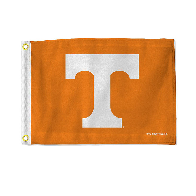 NCAA Rico Industries Tennessee Volunteers 12" x 18" Flag - Double Sided - Great for Boat/Golf Cart/Home Image