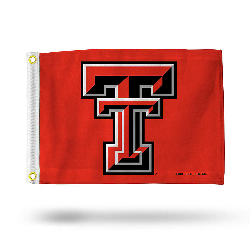 NCAA Rico Industries Texas Tech Red Raiders 12" x 18" Flag - Double Sided - Great for Boat/Golf Cart/Home Image