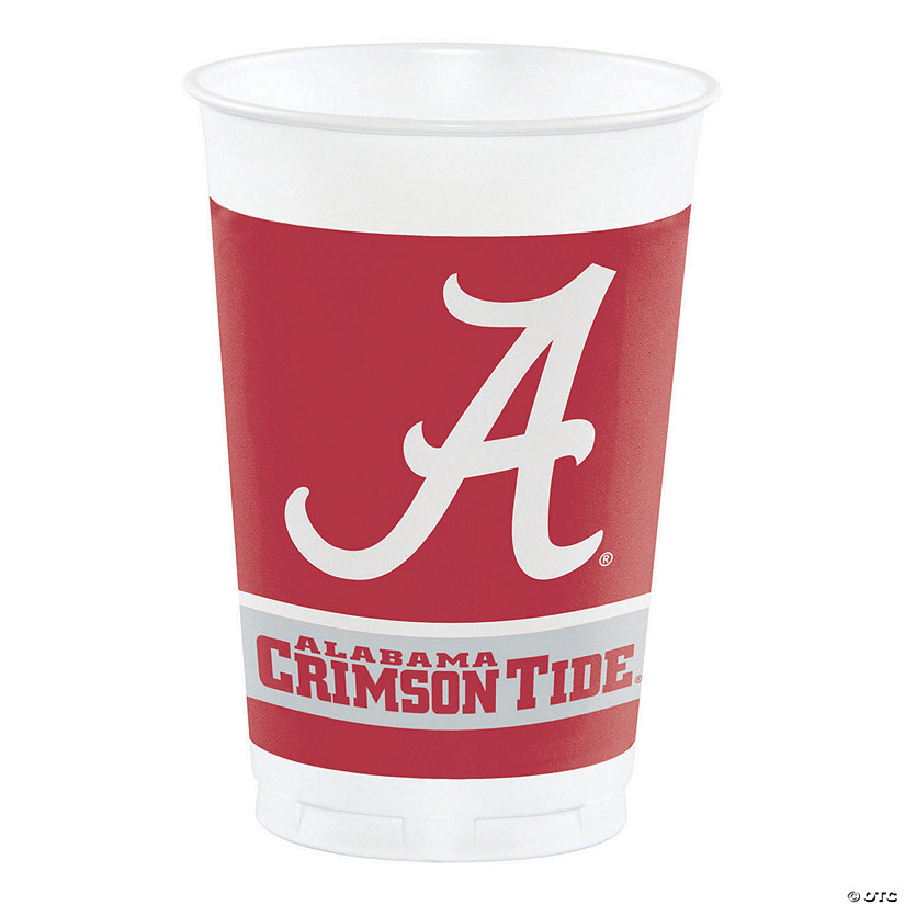 Ncaa University Of Alabama Plastic Cups - 24 Ct. Image