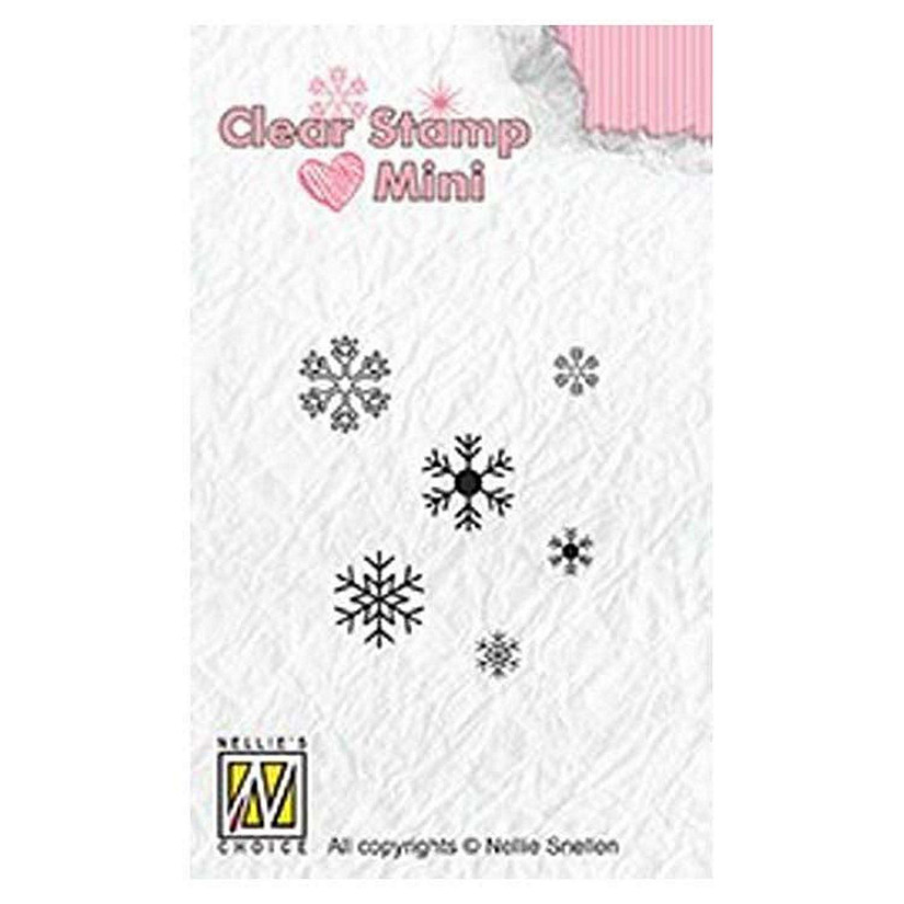 Nellie's Choice Clear Stamp Minis Snowflakes Image