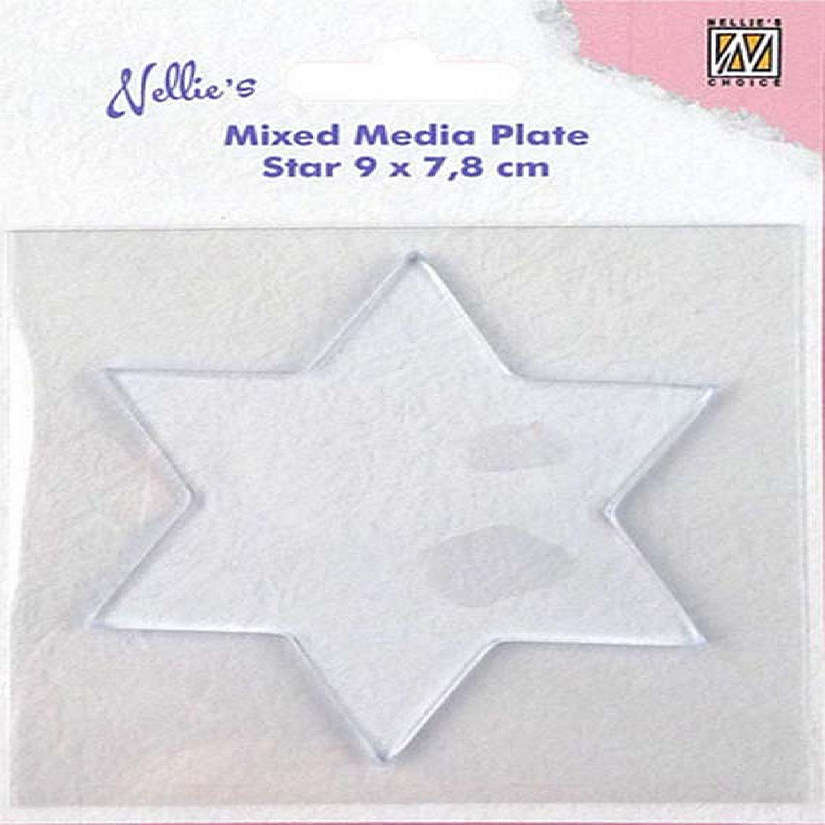 Nellie's Choice Mixed Media Plate Star Image